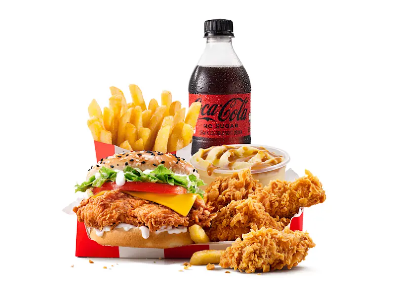 Wicked Zinger Box Lrg Buddy (With Colonel Burger)